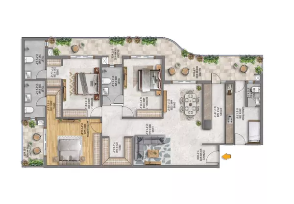 Meridian Heights Floor Plan